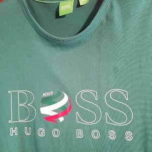 COOL HUGO BOSS GREEN TEE SHIRT